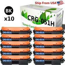10PK CRG051H Toner Cartridge 051H for imageCLASS MF264dw MF269dw picture