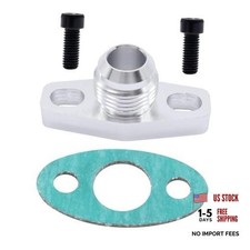 RACING Turbo Oil Return Drain Flange Adapter Kit | Compatible With Garrett AN10 picture
