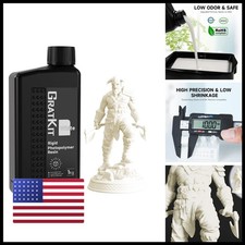 GratKit Rigid Resin 405nm UV-Curing 3D Printer Resin - 1000g White picture