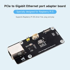 Raspberry Pi5 5B PCIe to Gigabit Ethernet Port Adapter Board OS Driver-Free picture