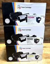 LD High Yield Toner Cartridge  Compatible with Lexmark 701HK, 701HM & 701HY picture
