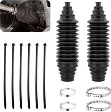2PCS Inner Tie Rod Boot Kit,Multi-Size Adjutable Rack and Pinion Boot Kit with picture