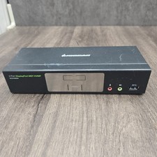 IOGEAR GCS1932M 2-Port DisplayPort KVMP Switch USB 3.0 Hub Audio Untested picture