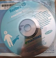 emachines T1742 Original Restore CD Set picture