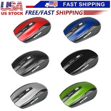 Wireless Optical Mouse Mice 2.4GHz USB Receiver For Laptop PC Computer DPI USA picture