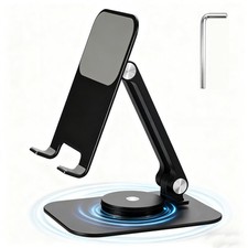 Premium Metal Tablet Stand – Adjustable Desktop Phone Holder for Phone/iPad picture
