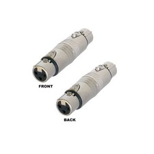 XLR 3Pin Female F/F Audio Adapter Connector for MIC microphone Karaoke PA System picture