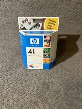 HP 41 Tri Color Inkjet Print Cartridge Genuine Sealed In The Box picture