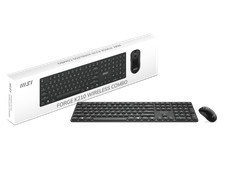 MSI Forge K210 Wireless Keyboard & Mouse Combo - Low Profile, Tactile, up to 120 picture