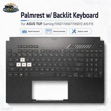 New Backlit US Keyboard Palmrest for ASUS TUF Gaming A15 F15 FX507 FA507 FX507Z picture