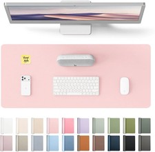YSAGi Leather Desk Protector, Office Mat, Large Mouse Mat, Non-Slip PU Leather B picture