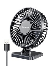 Gaiatop USB Desk Fan, Personal Portable Quiet Small Table Small, Black picture