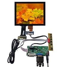 VGA DVI LCD Controller Board 8in 1024x768 Capacitive Touch IPS LCD Display picture
