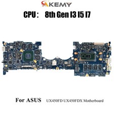 UX450FDX Laptop Motherboard For ASUS UX450FD Mainboard W/ I3 I5 I7 CPU tests OK picture