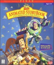 Disney's Toy Story Animated StoryBook PC MAC CD kids movie scenes game Woody picture