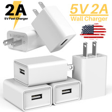 1/3/5Pack Universal 5V 2A USB Wall Charger AC Power Adapter US Charging Plug Lot picture