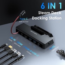 Wavlink 6-in-1 Docking Station for Steam Deck/ROG Ally HDMI2.1 4K@144Hz,3 USB3.2 picture