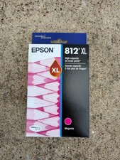Epson T812XL High-Capacity Magenta Ink Cartridge T812XL320 Date: August 2028 picture