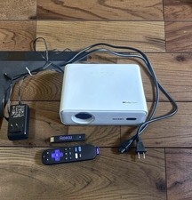 Aurzen EAZZE D1 1080P HD Projector w/ Roku Streaming Stick & Voice Remote picture
