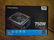 PowerSpec 750W 80 PUS Bronze Certified Semi-Modular Gaming PSU Power Supply picture