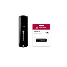 100 Count 64GB Transcend JetFlash 700 USB3.1 Flash Drive Black picture