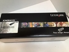 Genuine Lexmark X340 Toner, X340H41G Original OEM Black High Yield Sealed picture