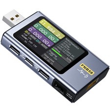 FNIRSI USB Tester 4-28V 7A LCD A&C Voltage Current Power multi-color picture