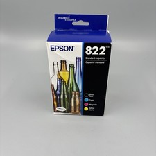 Epson 822 Ultra Ink Cartridge Black & Color Combo Pack EXP. 3/2029 picture