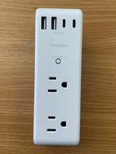 One Beat Surge Protector Wall Outlet Extender, 5 Outlet, 4 USB Ports picture