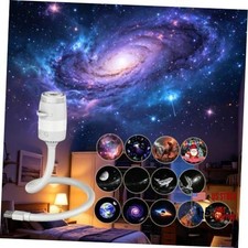 Galaxy Projector Night Light, 2-in-1 USB Portable Galaxy Star Projector Night picture