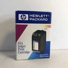 HP Color 41A Ink Cartridge 51641A Exp. 1999. NEW. Sealed picture
