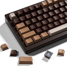 XVX Shine Through Keycaps -133 Keys Cherry Profile Double Shot PBT Keycaps Co... picture
