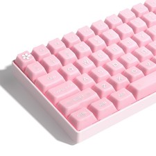Pink Clear Transparent Jelly Cherry Profile Custom Keycaps Fits MX 115 Pcs picture