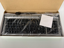NOS 2000s Delux DLK-5005 Wired USB Keyboard w/ Native PS/2 Support Nordic Layout picture