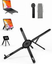 Adjustable Laptop Stand, 3-in-1 Magnetic Foldable Stand for Laptop, & , Porta... picture