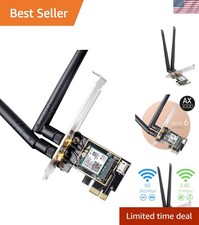 New 3000Mbps WiFi 6 PCIe Card & Bluetooth 5.2 Adapter - Enhance Your Network picture