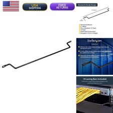 StarTech 10-Pack Lacing Bar 2in Offset 19in Rack CMLB102 picture
