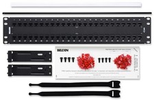 Belden AX103255 CAT6+ loaded KeyConnect Patch Panel, 48-port, 2U, Black picture