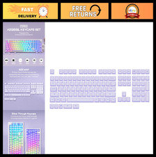 Custom Keycap Set 113 Keys - Silicone Cherry Profile for Mechanical Keyboards - picture