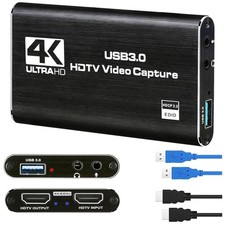 TCNEWCL 4K Audio Video Capture Card, USB 3.0 HDMI Video Capture Device, Full ... picture