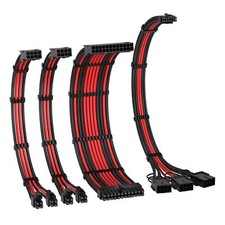 EZDIY-FAB PCIE 5.0 12VHPWR Sleeved Cable Kit, 16AWG Power Supply Cable Extens... picture