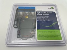 Leviton Opt-X HDX AMZ-SPLCH-12BL Fiber Splicing Module 12F OM4 LC AQUA SHUTTERED picture