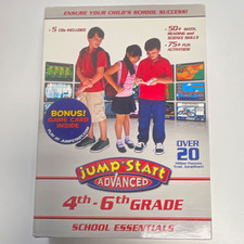 JumpStart Advanced School Essentials 4th-6th Grade PC CD-ROM Early Learning picture