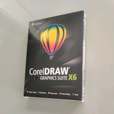 New COREL DRAW Graphics Suite X6 Upgrade, Guidebook & DVD, Unused & Sealed, Nice picture