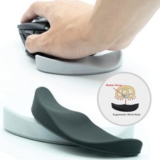 Ergonomic Sliding Mouse Wrist Rest Silicone Non-Slip Hand Support Left Right picture