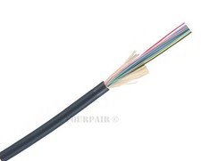 Indoor/Outdoor 24-Strand Singlemode Fiber Optic Cable Tight Buffer Plenum 500ft picture