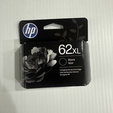 HP 62XL Black Ink Cartridge EXP DATE FEB AND JUN 2028 BRAND NEW picture