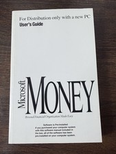 Microsoft Money User's Guide User Manual Quick Reference MPN 100537 Vintage picture