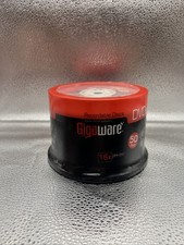 Gigaware DVD+R 50 Pack 1x - 16x 4.7GB Capacity 120 min of Video Recording St1 picture