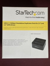 Open Box StarTech SDOCK2U313R USB 3.1 10Gbps Standalone Duplicator Dock picture